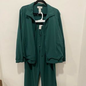 Draper’s & Damon’s green matching pant and jacket set. Barely worn.